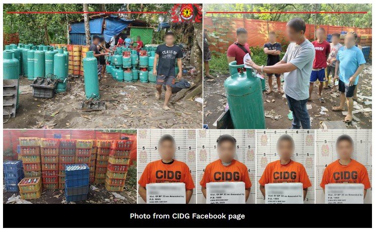 Illegal LPG Worth P1.3m Seized in Bacolod City